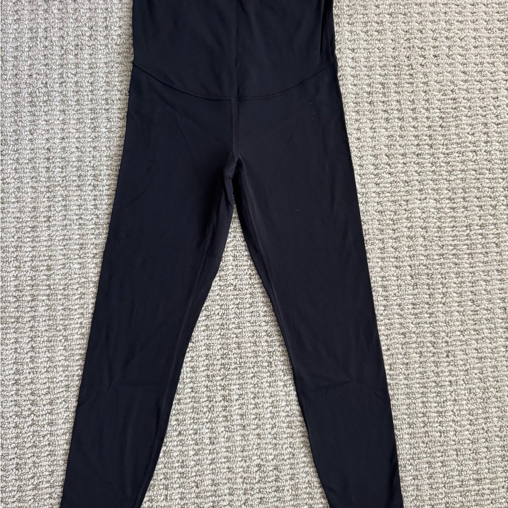 Black maternity leggings